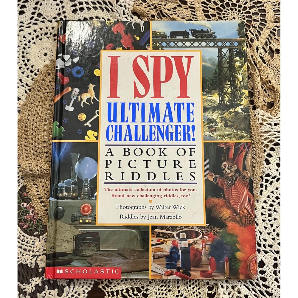 Vintage 00s I Spy Ultimate Challenger Book of Picture Riddles Children's Book